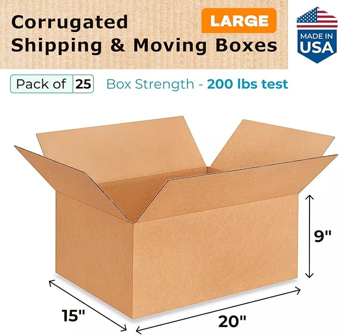 IDL Packaging - Large Durable Moving Boxes - Extra Strength 200 lb vs Regular - - Image 2