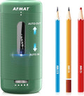AFMAT Electric Pencil Sharpener, Fully Automatic Pencil Sharpener, Auto in & Out by AFMAT