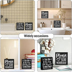 2 PCs Funny Bathroom Decor, Humor Bathroom Decorations Bathroom Accessories - Image 6