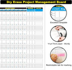 Large Project Management Vision Board, Laminated Wall Planner - Image 3