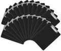 HERKKA 25 Pack Plastic Clipboards, A4 Letter Size, 12.5 x 9 Inch by HERKKA