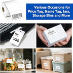 L LIKED 3" x 2" Blank Removable Labels - Image 7