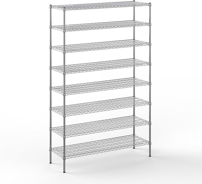 Regal Altair 18" Deep x 54" Wide x 86" Height Wire Shelving Kit | 8-Tier | NSF by Regal+Altair