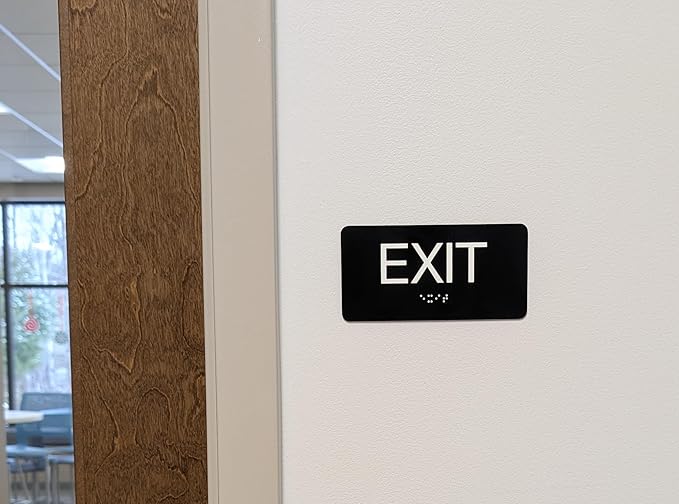 NAP TAGS Exit Sign ADA Compliant - Image 8
