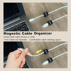 Magnetic Cable Clips Cord Organizer Holder, Adhesive Phone Cable Wire Charger - Image 7
