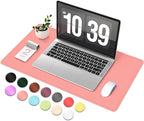 Desk Pad Protector, Leather & Suede Desk Mat, Non-Slip Desk Pad Mat, Large by BLESWIN