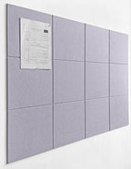 DECORITA Felt Wall Tiles | Large Cork Board Alternative | Aesthetic Felt by DesignerManufacturerofInnovativeBulletinBoardSolutionsforHomeOffice