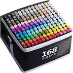 VIDIMAKPRO Alcohol Markers 168 Colors by Unknown