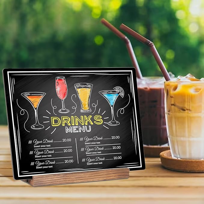 JDEA Wooden Double-Sided Chalkboard - Image 6