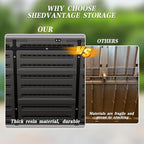 Decksplore 100 Gallon Plus Outdoor Storage Box Waterproof Lockable Resin Deck - Image 4