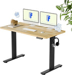 FLEXISPOT EN1 One-Piece Solid Wooden Standing Desk 48 x 24 Inches Height by FlexiSpot