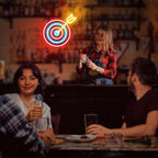 Dart Board Neon Sign for Adult Kids, Dart Target Neon Led Signs, Funny Decor - Image 4
