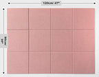 DECORITA Felt Wall Tiles | Large Cork Board Alternative | Aesthetic Felt - Image 3