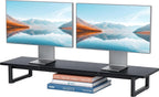 simple trending dual monitor stand riser, 38" computer, main product view