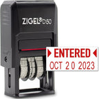 ZIGEL D50 Date Stamp with Entered by ZIGEL