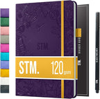 Bullet Dotted Journal Dot Grid Notebook | A5 Daily Journaling Notebooks by ScribblesThatMatter