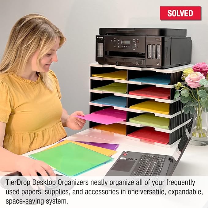 Ultimate Office TierDrop Literature Organizer/Forms Mailroom Classroom Sorter - Image 3