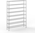 Regal Altair 14" Deep x 60" Wide x 86" Height Wire Shelving Kit | 8-Tier | NSF by Regal+Altair