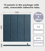 DECORITA Felt Bulletin Board Tiles | Modern Cork Board Alternative | Large Cork - Image 4