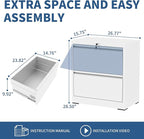 FLIXELIO 2 Drawer File Cabinet - Image 3