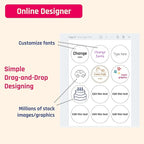 30 Sheets, Printable White Sticker Labels, Laser/Inkjet Printing - Image 8