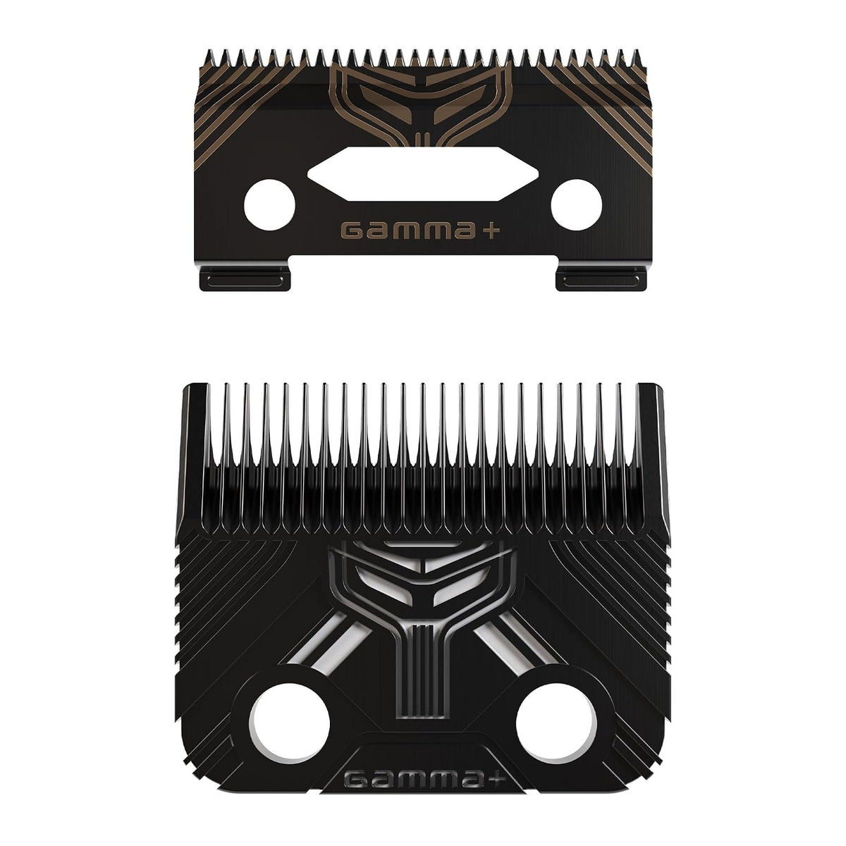 GAMMA+ Replacement Fixed & Moving Hair Clipper Blade Set, Oil Reservoir