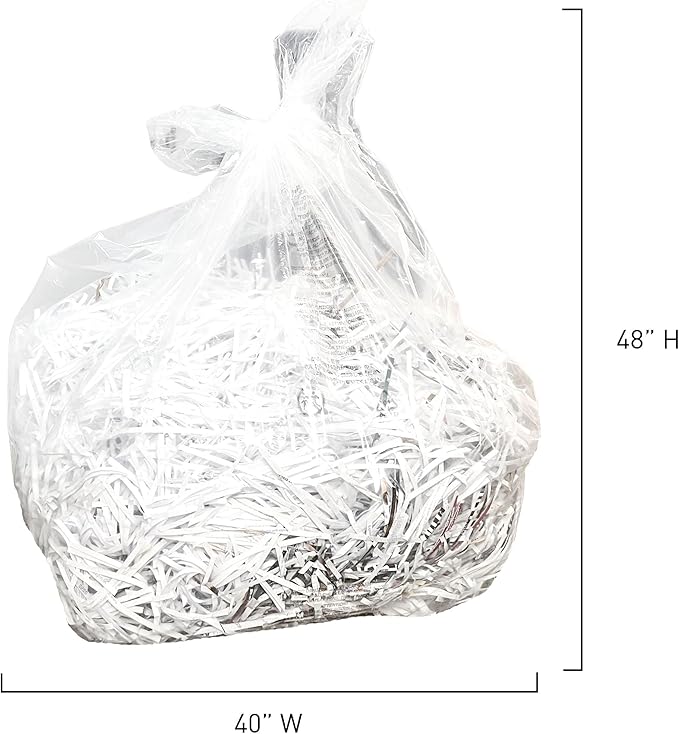 IDEAL Maintenance Bundle: AC0901H Gusseted Shredder Bags 40x14x48 Case 80 - Image 8