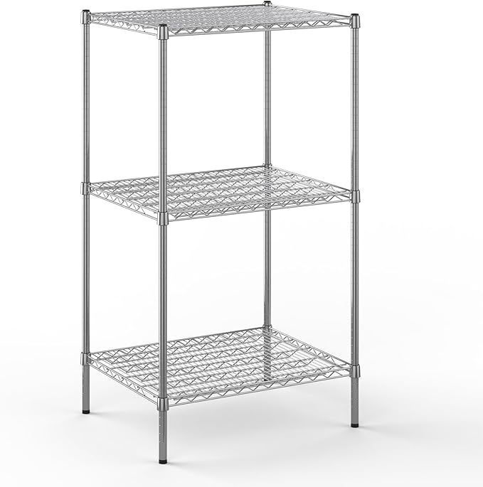 Regal Altair 24" Deep x 30" Wide x 54" Height Wire Shelving Kit | 3-Tier | NSF by Regal+Altair