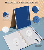 Spiral Notebook Journal 8.5” x 11”, A4 Large Notebooks - Image 3
