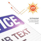 Custom Notice Sign, OSHA Sign, 18x24 Inches, 3M EGP Reflective .080 Aluminum - Image 7