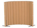 Angeles, Quiet Divider with Sound Sponge 48" x 6' Wall in Natural Tan, by Angeles