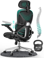 capot ergonomic mesh office chair, adjustable lumbar high, main product view