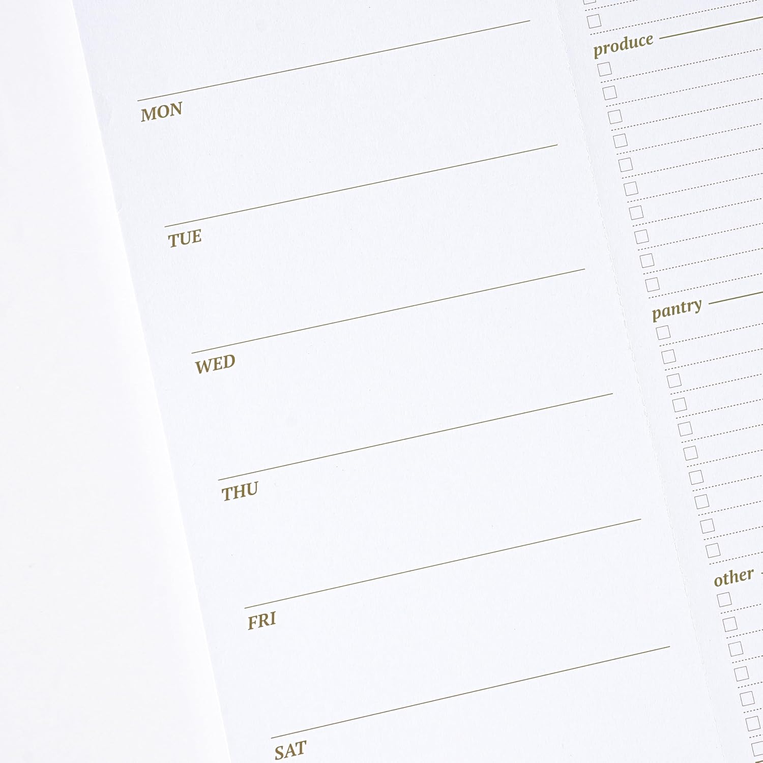 Weekly Meal Planner - Undated Magnetic Notepads with Grocery List, 7" x 9" | 52 Weeks, Meal Planning Pad for Refrigerator Door with Tear-Off Shopping List, Food/Menu Organizer Notepad
