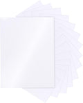 Silunkia 28 Sheets White Shimmer Cardstock 8.5 x 11 Printer Paper, 92lb by Silunkia