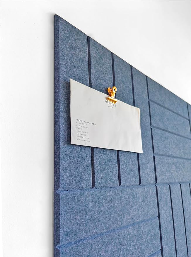 DECORITA Felt Wall Tiles | Large Cork Board Alternative | Aesthetic Felt - Image 2