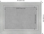 Amanti Art Silver Framed Magnetic Board 27x35 Medium Vision Board - Image 4