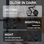 CIGERA Racing Bicycle Desk Alarm Clock Battery Operated, Glow-in-The-Dark Dial - Image 3