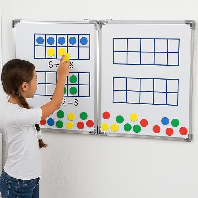 72" x 24" Foldable Whiteboard Dry Erase Board Large Tri Folding Whiteboard - Image 6