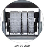 Amazon Basics Self-Inking Date Stamp, Rectangular, 2.56" x 1.69" x 4.13" - Image 3