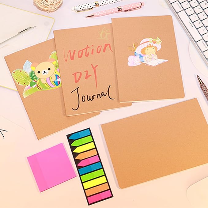 24 Pack Kraft Notebook Journals - Image 4
