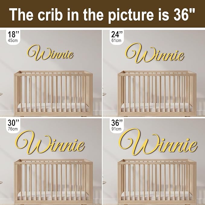 Personalized Wooden Name Sign for Nursery Wall Decor - Image 4