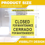 Leinuosen Closed for Maintenance Safety Sign - Image 3