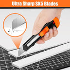 DIYSELF 12-Pack Box Cutters, Disposable Utility Knife, Box Cutter Retractable - Image 3