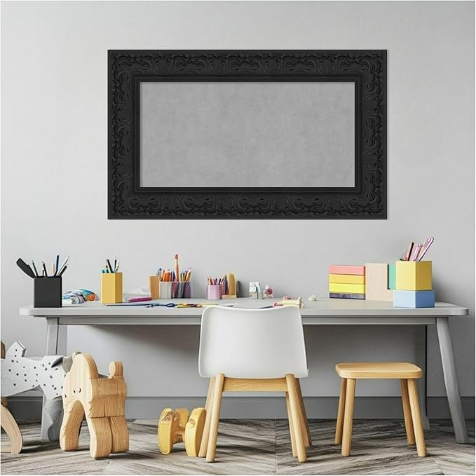 Amanti Art Black Framed Magnetic Board 19x31 Small Vision Board - Image 5