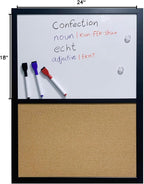 Combination Board Magnetic Dry Erase Board & Corkboard - Image 8