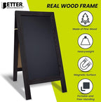 Better Office Products Magnetic A-Frame Chalkboard Sign, Extra Large 20" x 40" - Image 5