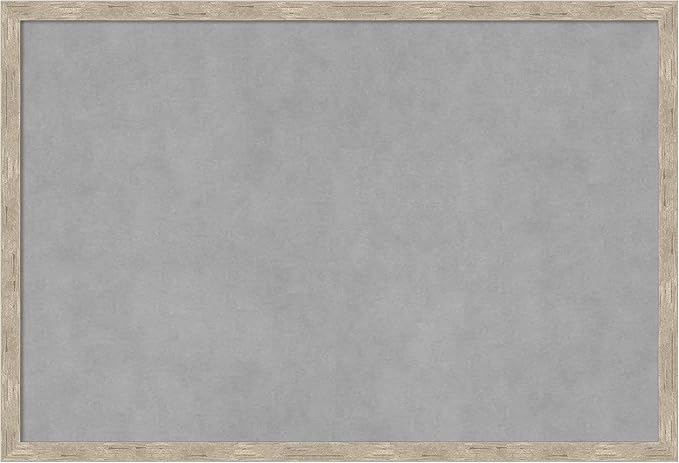Amanti Art Silver Framed Magnetic Board 17x25 Medium Vision Board by AmantiArt