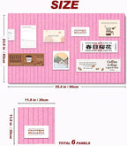Large Felt Wall Tiles Cork Boards - Image 2