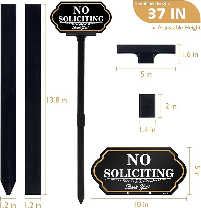 No Soliciting Sign for House - Image 2