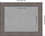 Amanti Art Grey Framed Magnetic Board 23x29 Medium Vision Board - Image 4